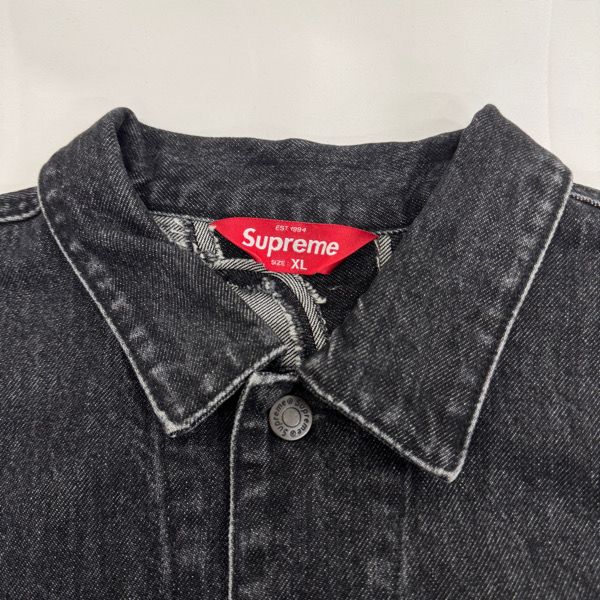 Supreme/シュプリーム【22SS】Inset Logo Denim Trucker Jacket/イン