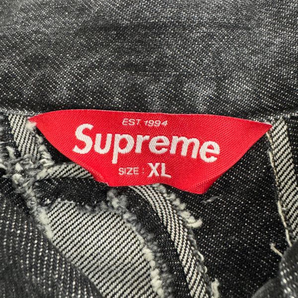 Supreme/シュプリーム【22SS】Inset Logo Denim Trucker Jacket/イン