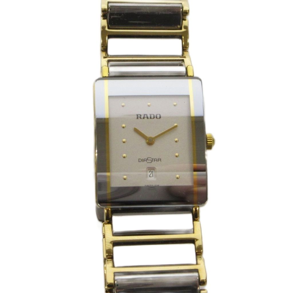 ラドー RADO ダイヤSTAR 腕時計 アナログ 2針 クォーツ シルバー色 ゴールド色 160.0381.3 /AN3 33,085円