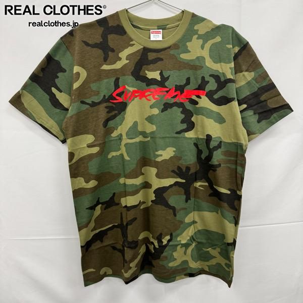 Supreme/シュプリーム【20AW】Futura Logo Tee/フューチュラ ロゴ 半袖Tシャツ/ウッドランドカモ/L