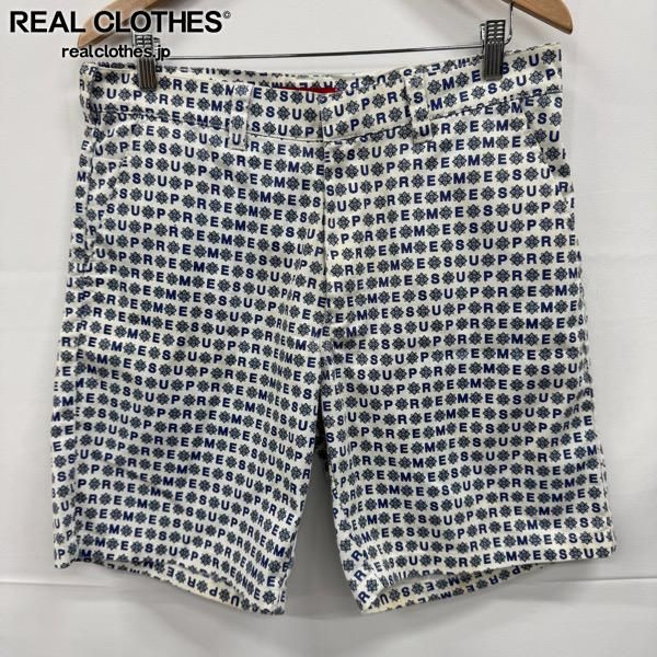 Supreme/シュプリーム【19SS】Work Short/総柄 ワーク ショーツ/ショート パンツ/ホワイト/32