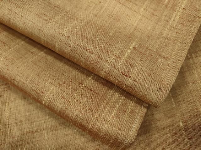 平和屋着物▽上質な紬　単衣　霞文　正絹　逸品　未使用　CABF3065ze