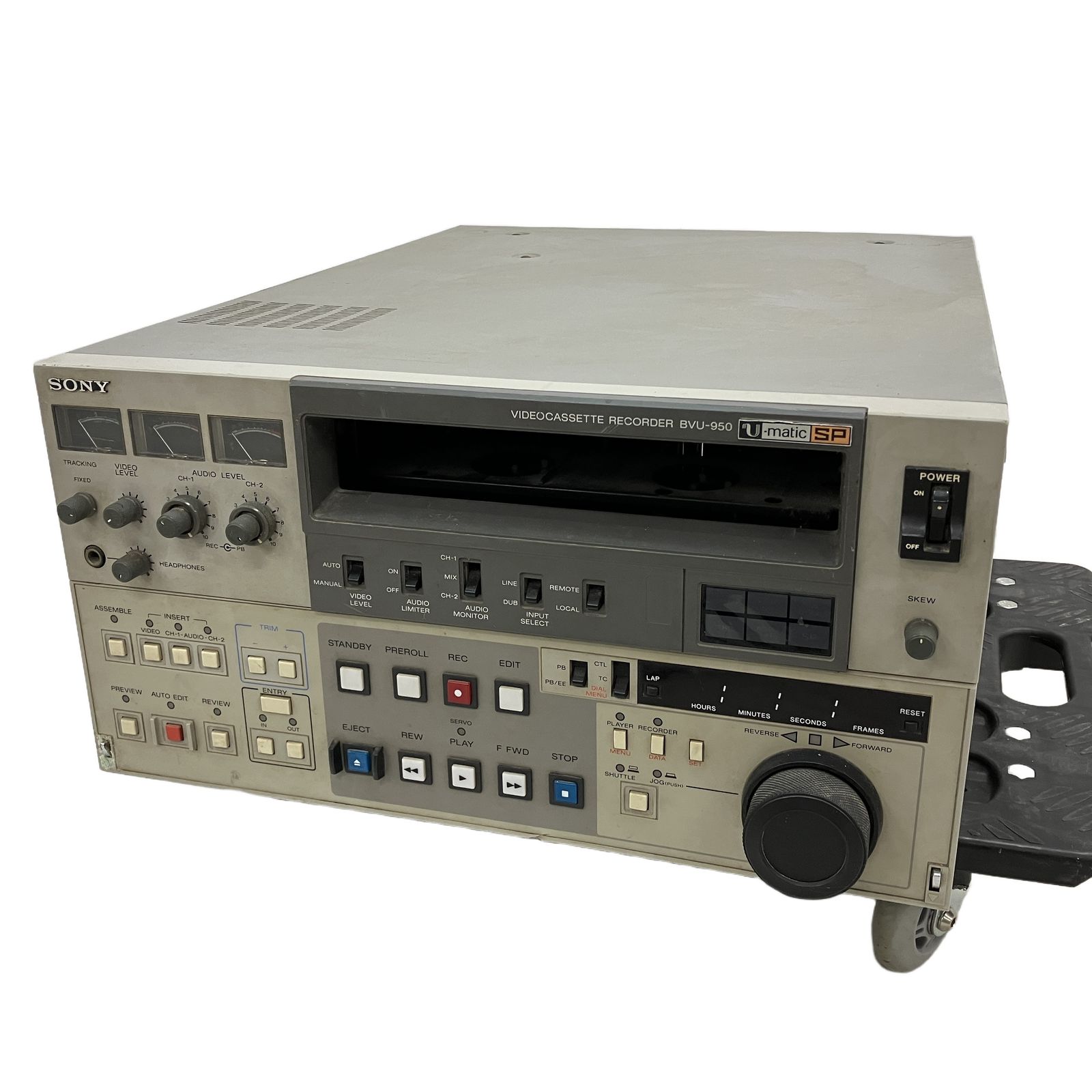 SONY BVU-950 U-matic SP レコーダー 放送用 業務用 VTR ビデオデッキ 映像機器 ソニー ジャンク C11067391