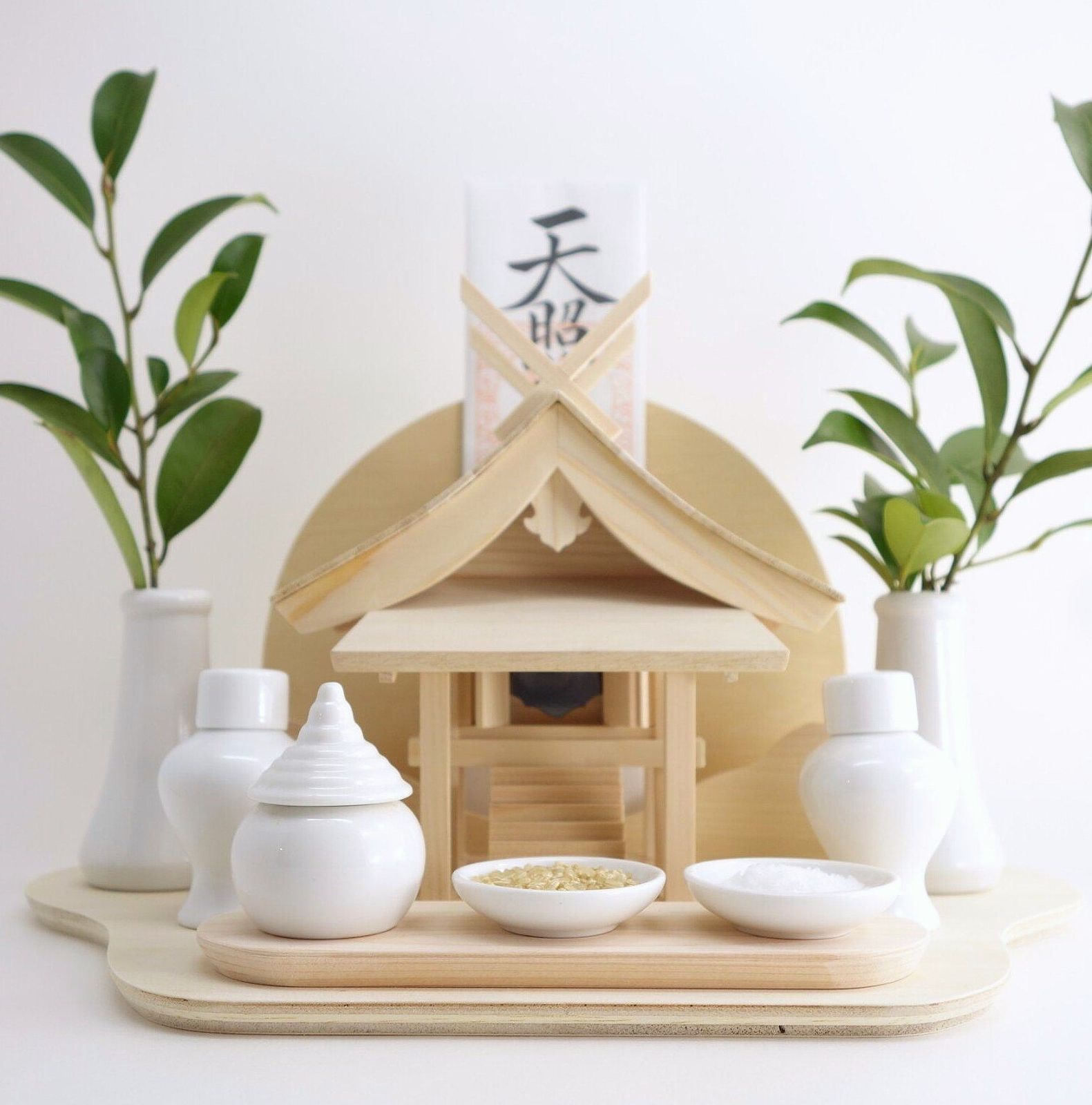 神棚《かすが》神具７点セット　置き専用