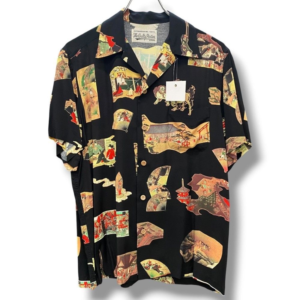 WACKO MARIA JAPAN S/S HAWAIIAN SHIRT Sサイズ ブラック