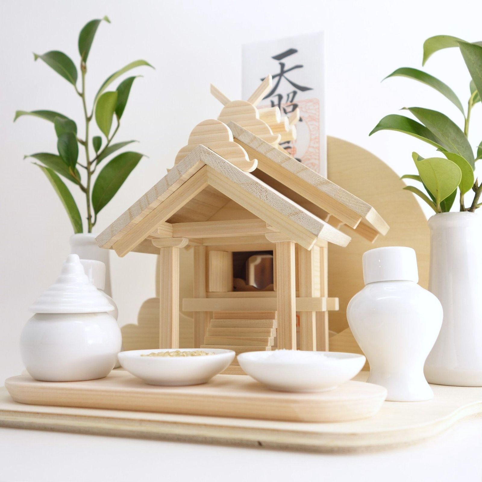 神棚《おおとり》神具7点セット 置き専用