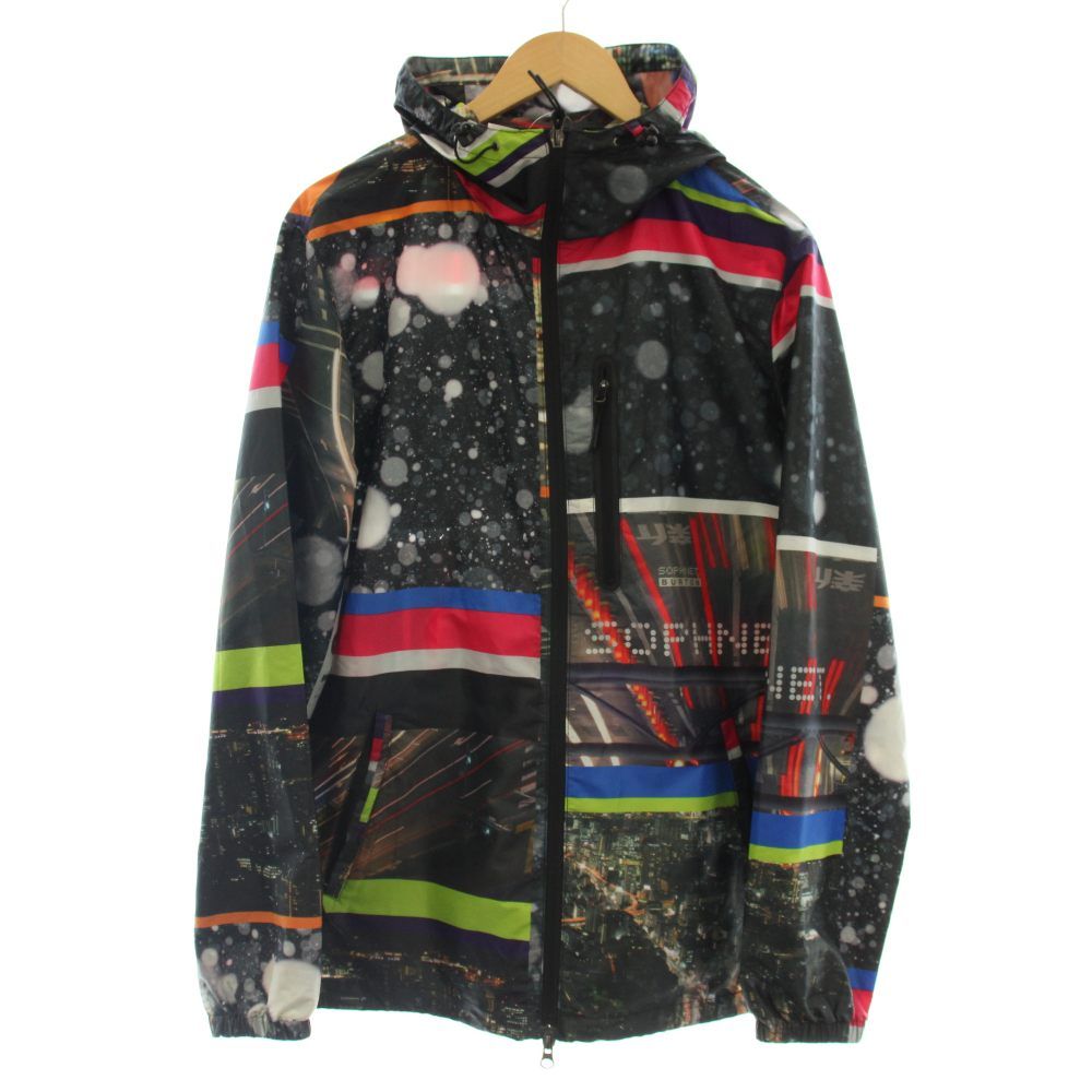 ソフネット SOPHNET. BURTON LIGHT WEIGHT HOOD BLOUSON バートン マウンテンパーカー ナイロンジャケット XL 黒 ブラック 178179 /☆G