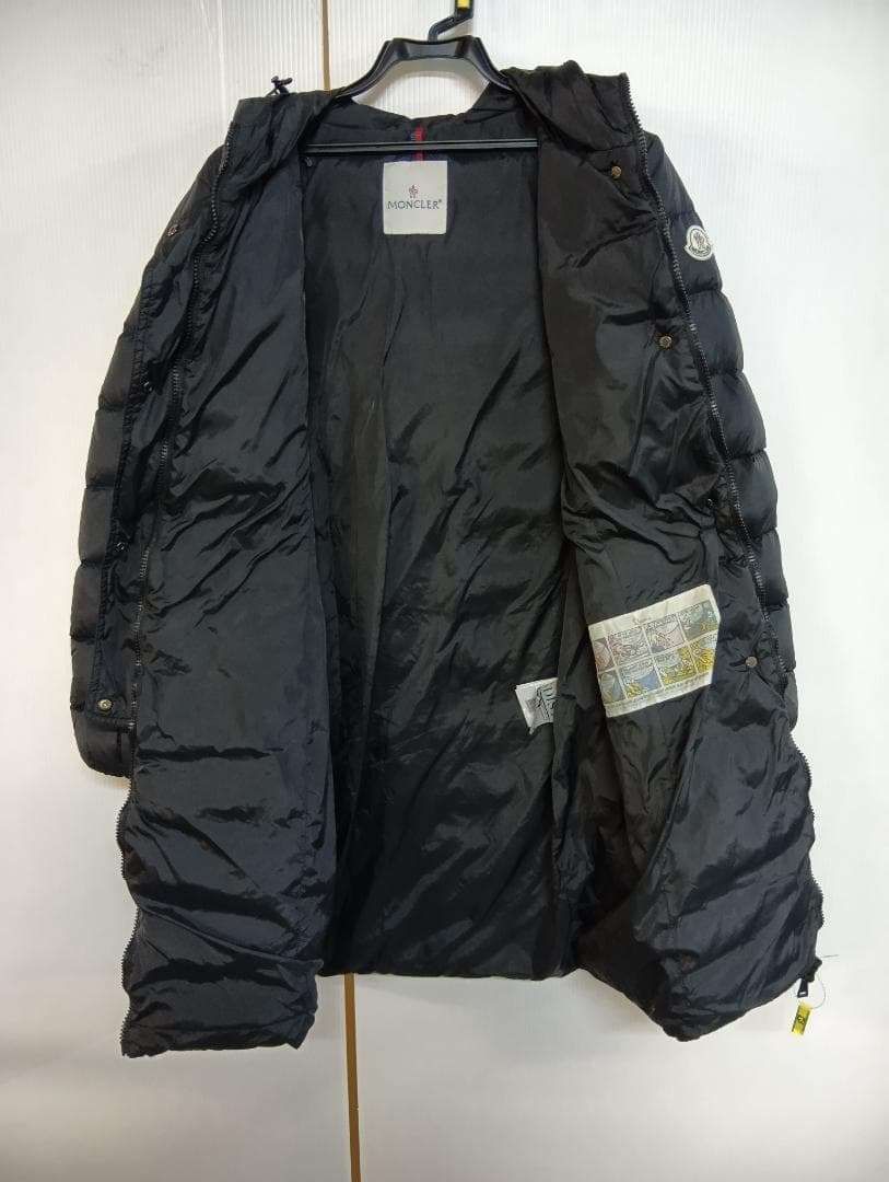 クリーニング済み MONCLER モンクレール ロングダウンジャケット