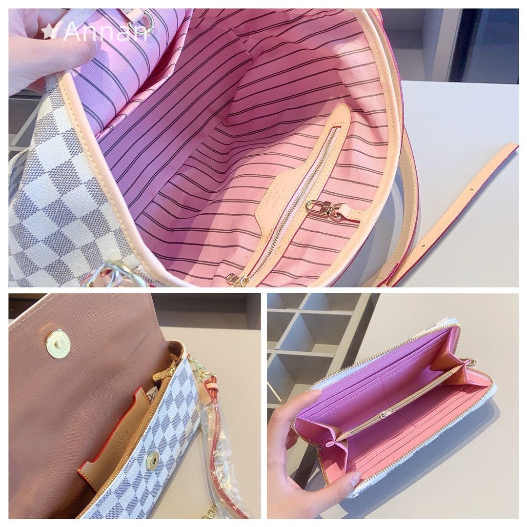 実用性 LV LOUIS VUITTON ルイヴィトン トートバッグ ショルダーバッグ 財布 3点セットバッグ