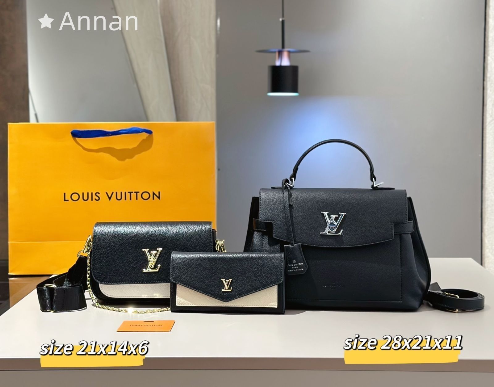 美品LV LOUIS VUITTON ルイヴィトン ショルダーバッグ ハンドバッグ 財布 3点セットバッグ