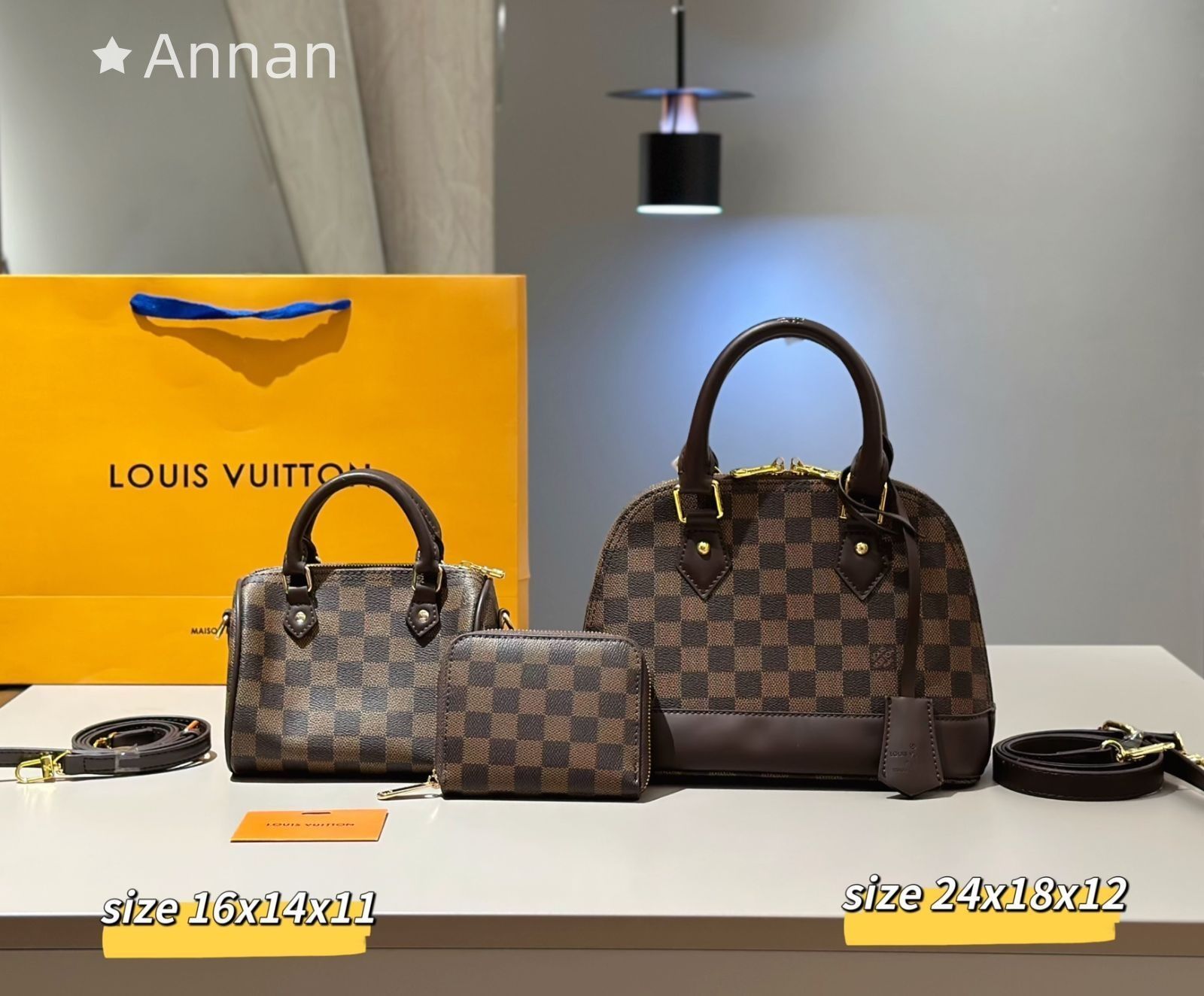 全国送料無料 LV LOUIS VUITTON ルイヴィトン ハンドバッグ ショルダーバッグ 財布 3点セットバッグ 11,700円