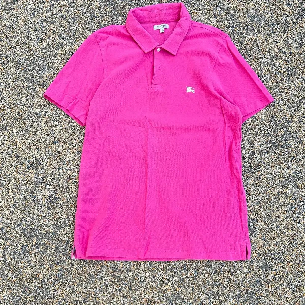 バーバリー (BURBERRY) ピンク カラーTシャツ