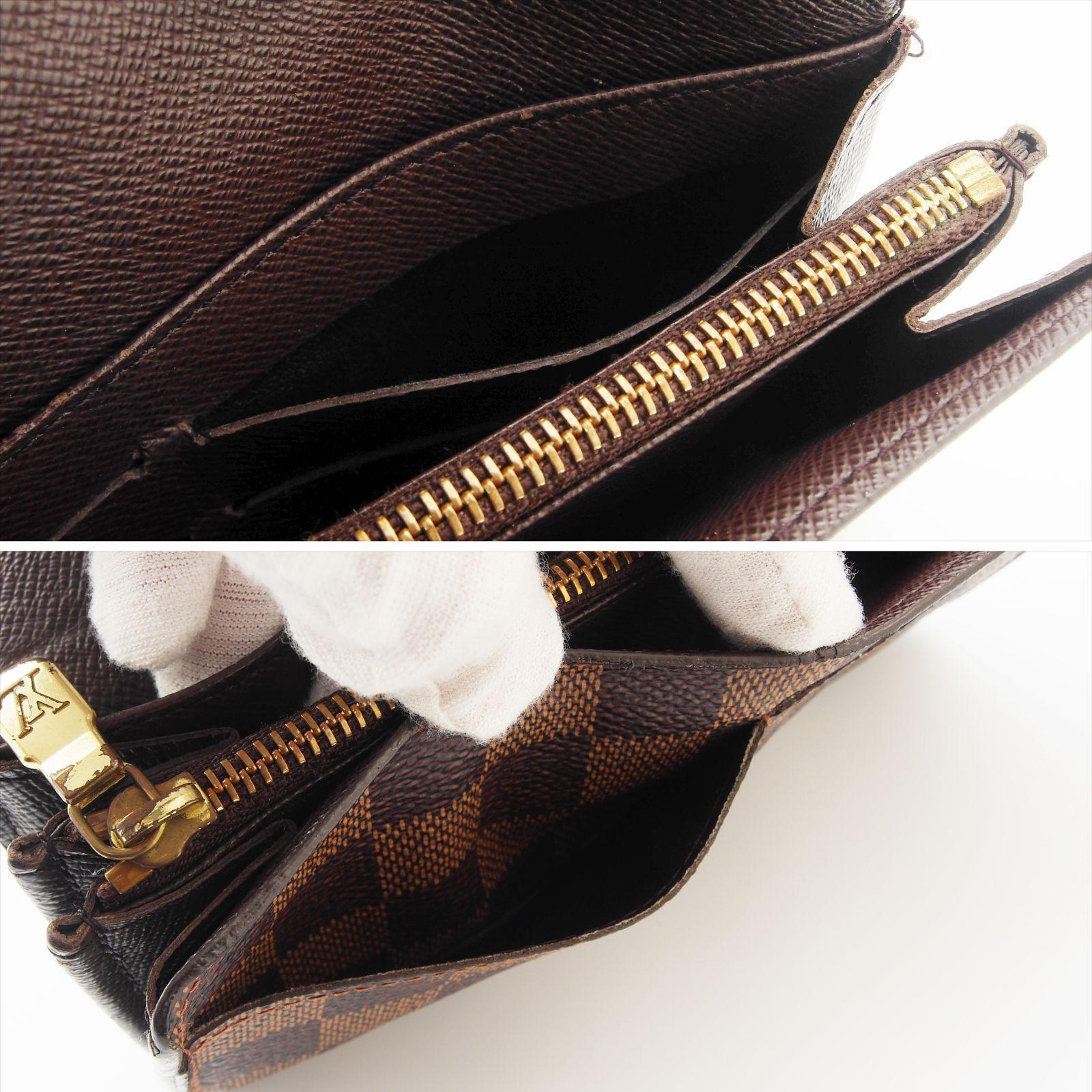 美品 極美品】 ルイヴィトン ダミエ ポルトフォイユ サラ 長財布 