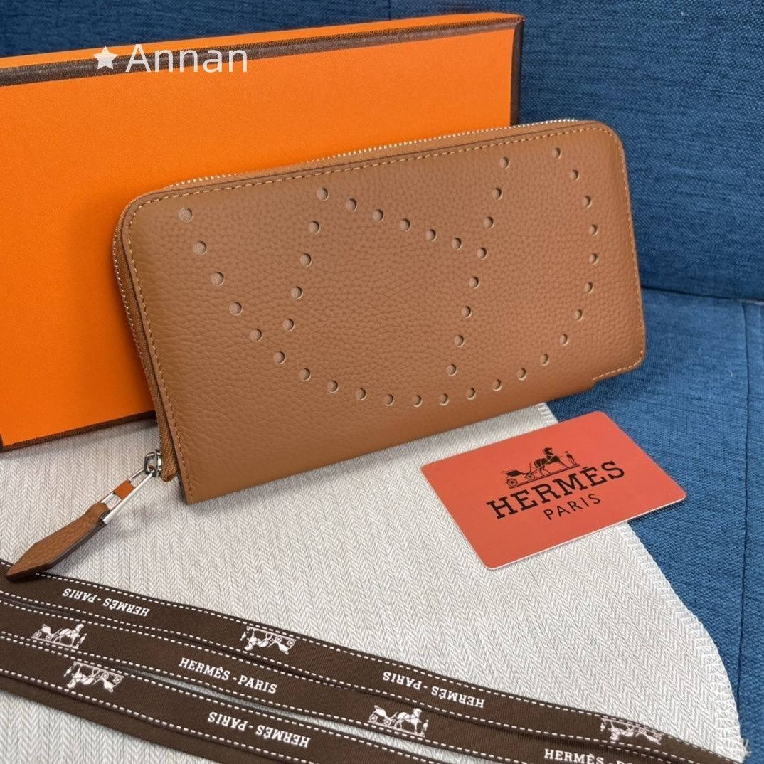 送料無料 HERMES エルメス ウォレット 長財布 小銭入れ