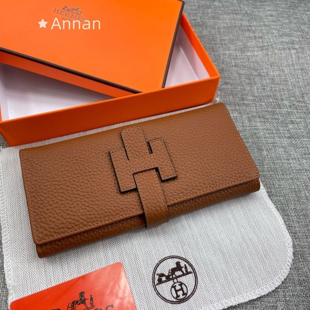 送料込☆ HERMES エルメス ウォレット 長財布 小銭入れ
