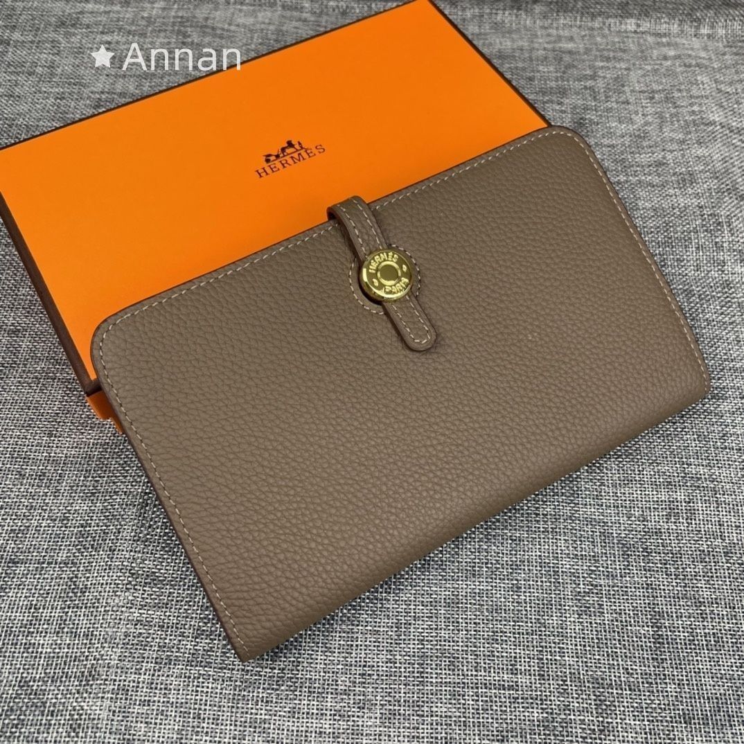 綺麗 入手困難 HERMES エルメス ウォレット 長財布 小銭入れ