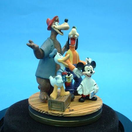 レア　ディズニー　バーバーカルテット　ミッキー　ドナルド　グーフィー ブレアベア ディズニー 1995年ディズニアナコンベンション ゴーベル バーバー