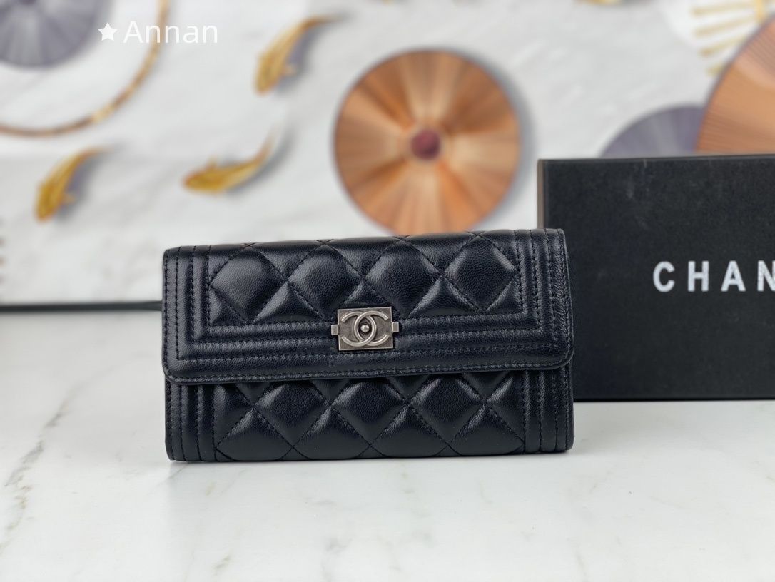 超美品 本日特価 CHANEL シャネル ウォレット 長財布 小銭入れ