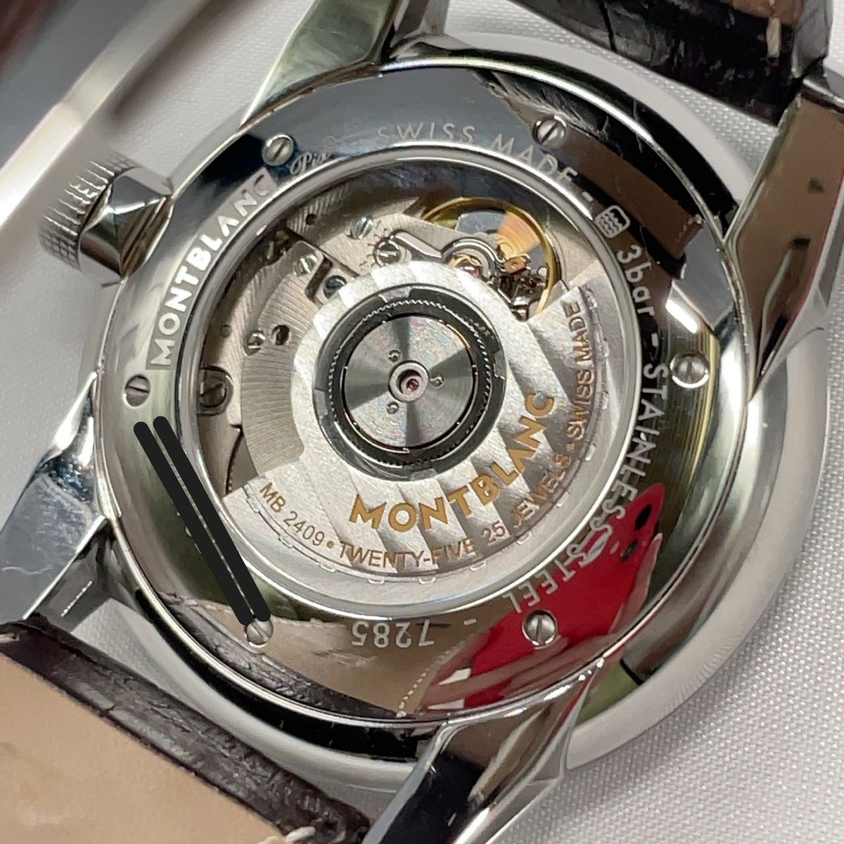 MONTBLANC TIMEWALKER ホワイト 110338 白文字盤 自動巻き 腕時計 