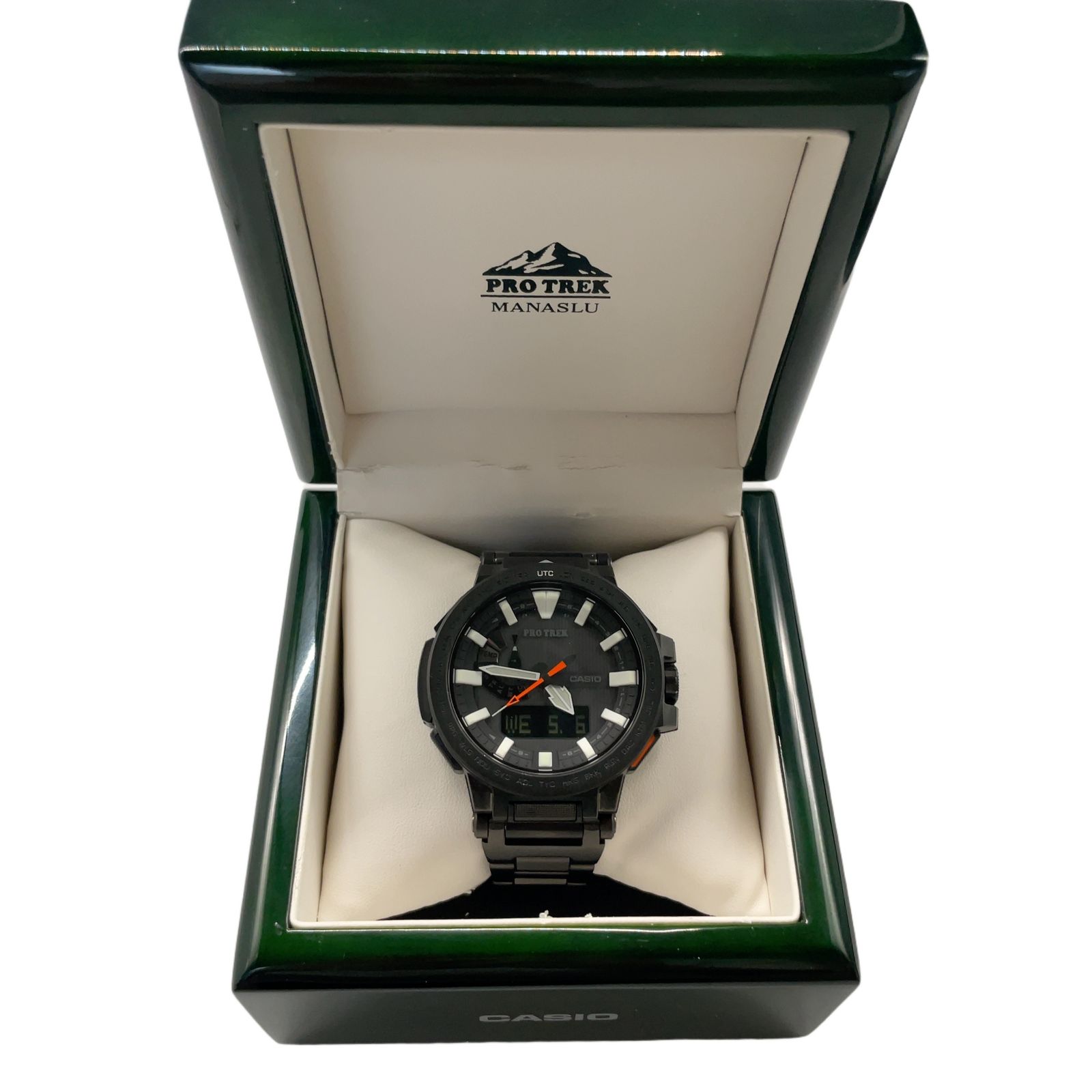 CASIO PROTREK MANASLU PRX-8000YT-1JF カシオ プロトレック マナスル 電波ソーラー 腕時計 稼働品T11160881