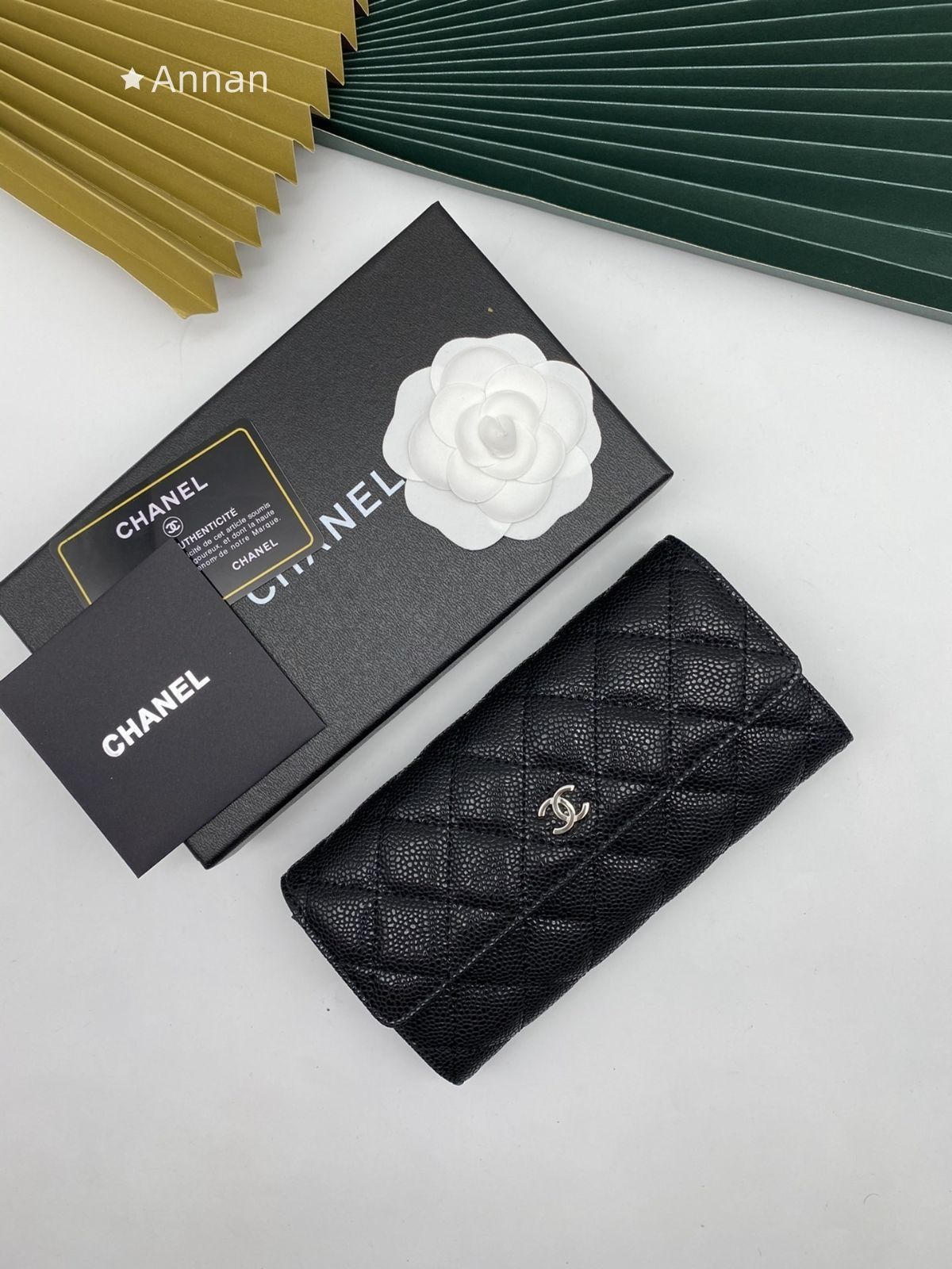 希少 新品 CHANEL シャネル ウォレット 長財布 小銭入れ