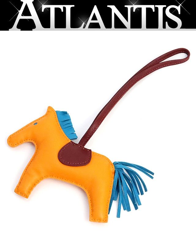 【広尾店】エルメス HERMES ロデオMM バックチャーム アニョーミロ ジョーヌドル×ポルナリン×ブルーアガット A刻印(2017年) 【19091】
