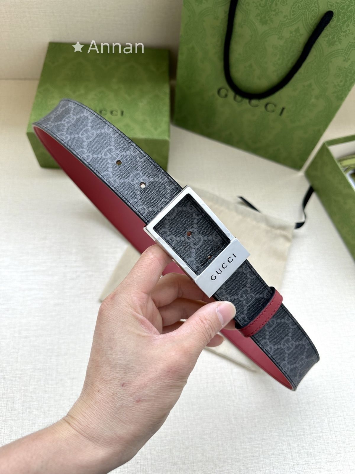超美品 本日特価 GUCCI グッチ GG ベルト メンズ 本革