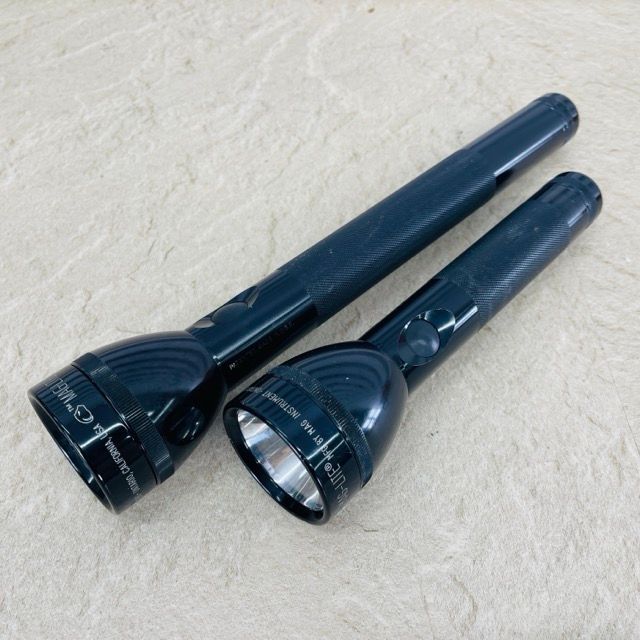 MAG-LITE 2点セット【中古】動作保証 マグライト 懐中電灯 ブラック アウトドア USA / 516757