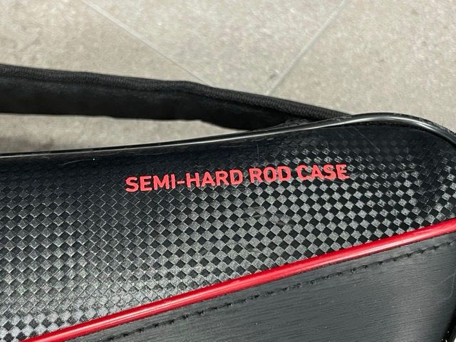 ロッドケース 【中古】DAIWA ダイワ セミハード ブラックxレッド SHRC128RD 約19×23×134cm 釣り用品 / 516763