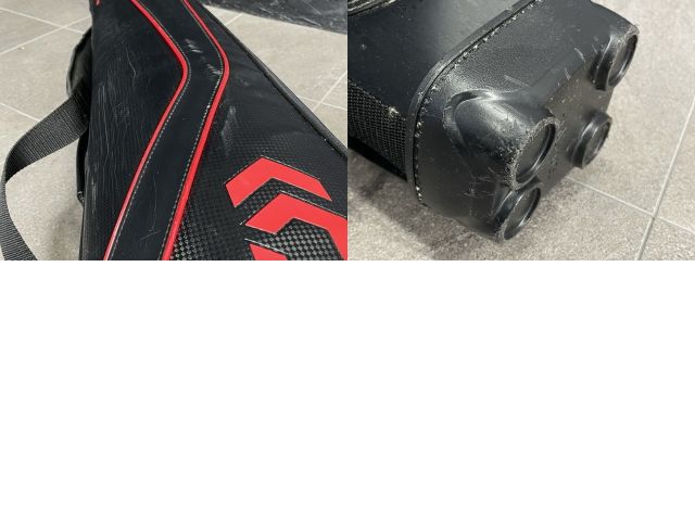 ロッドケース 【中古】DAIWA ダイワ セミハード ブラックxレッド SHRC128RD 約19×23×134cm 釣り用品 / 516763