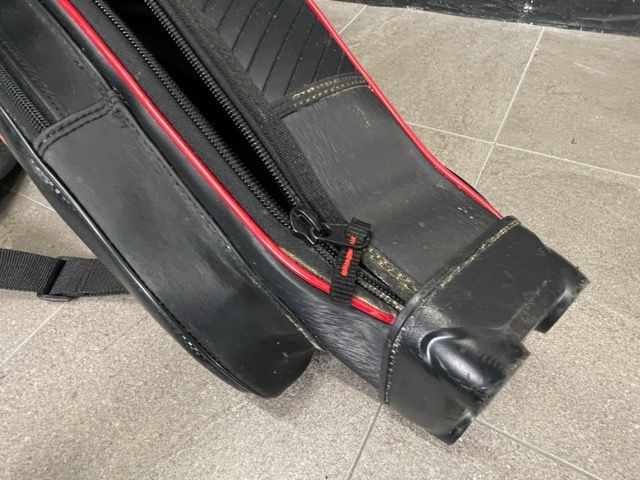 ロッドケース 【中古】DAIWA ダイワ セミハード ブラックxレッド SHRC128RD 約19×23×134cm 釣り用品 / 516763