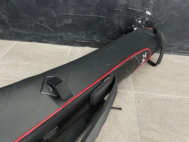 ロッドケース 【中古】DAIWA ダイワ セミハード ブラックxレッド SHRC128RD 約19×23×134cm 釣り用品 / 516763