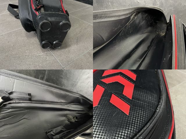 ロッドケース 【中古】DAIWA ダイワ セミハード ブラックxレッド SHRC128RD 約19×23×134cm 釣り用品 / 516763