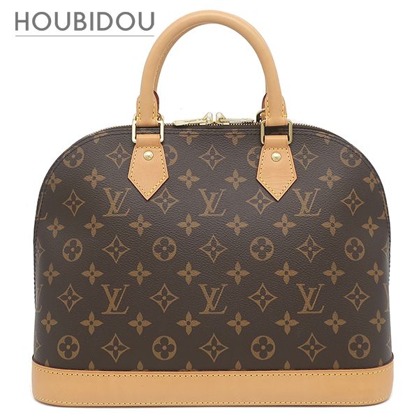 ルイヴィトン LOUIS VUITTON ハンドバッグ アルマ PM モノグラムキャンバス モノグラム ゴールド金具 茶 M53151 SN4108【中古】