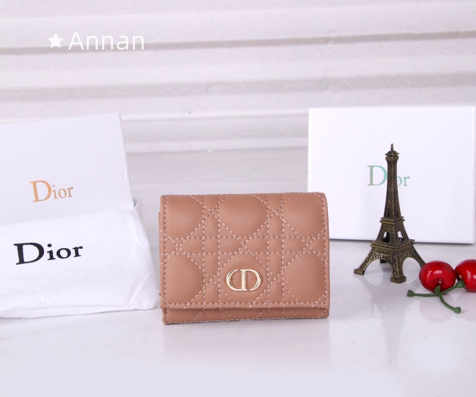 超極SSS美品 良品 Christian Dior クリスチャンディオール 折り財布 小銭入れ
