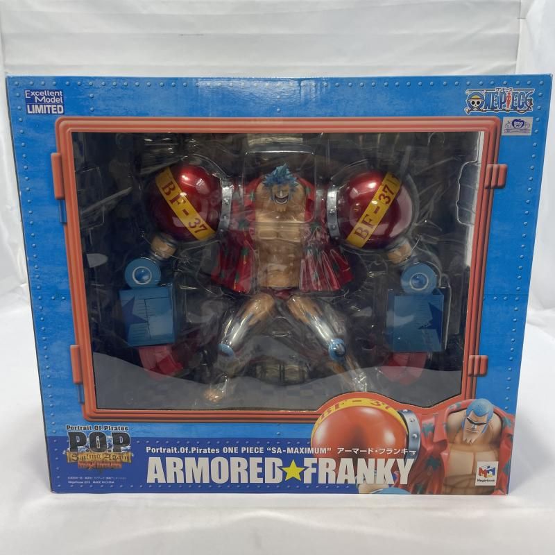 【中古】未開封)MegaHouse P.O.P SA-MAXIMUM アーマード･フランキー フィギュア ワンピース[19]
