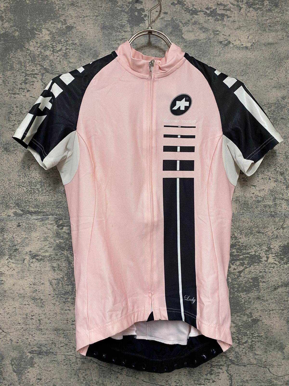 KD605 アソス assos 半袖 サイクルジャージ ピンク S レディース ※汚れ