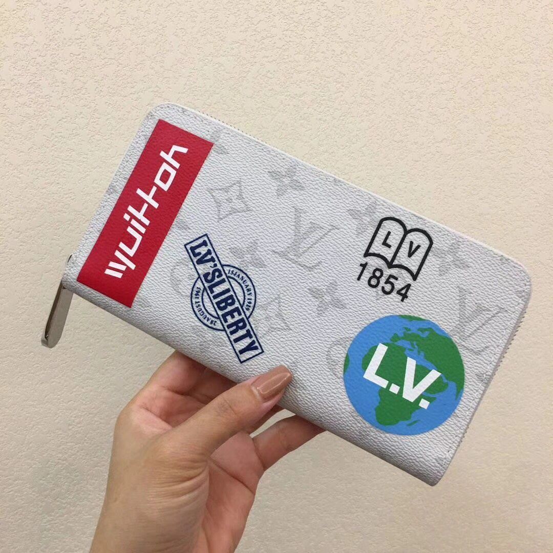 実物の画像 本日特価 LOUIS VUITTON ルイヴィトン長財布 ウォレット LV 長財布 小銭入れ