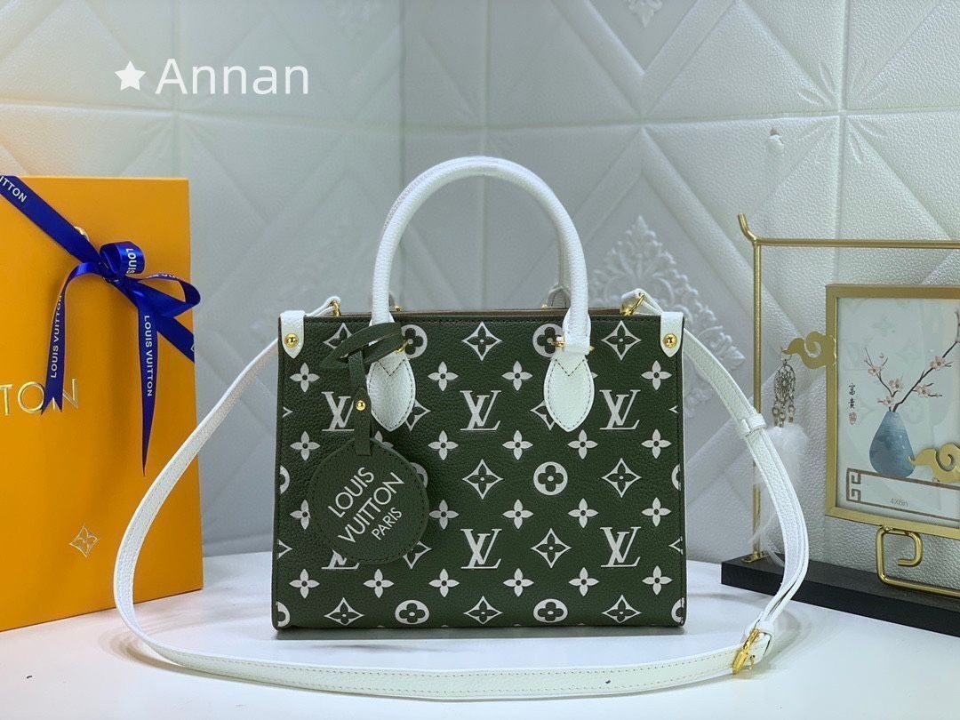 ルイ?ヴィトン Louis Vuitton LV オンザゴー PM 手提げ ショルダーバッグ ハンドバッグ モノグラム