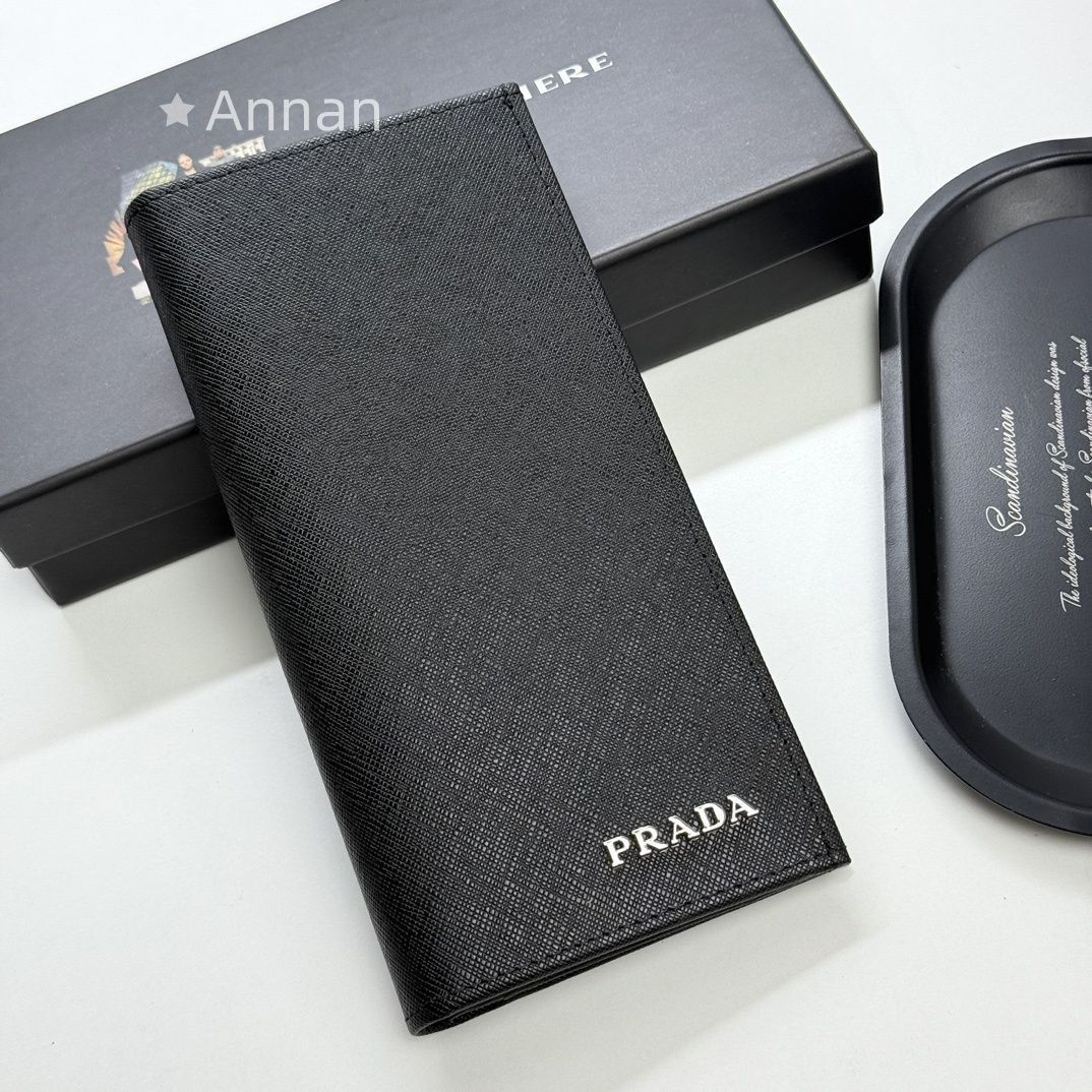 美品 期間限定☆ PRADA プラダ 長財布 メンズ 財布