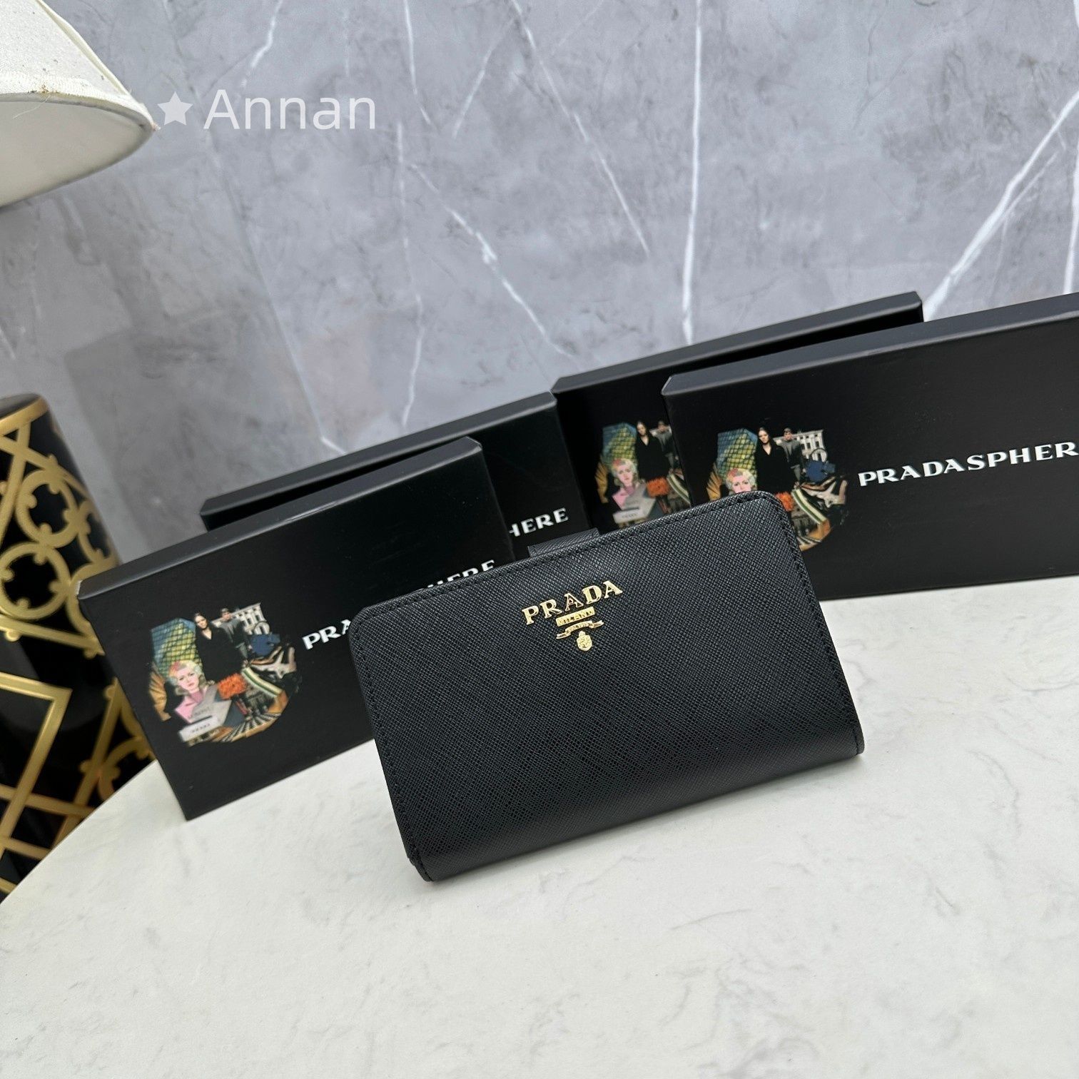 限界価格 PRADA プラダ 折り財布 小銭入れ