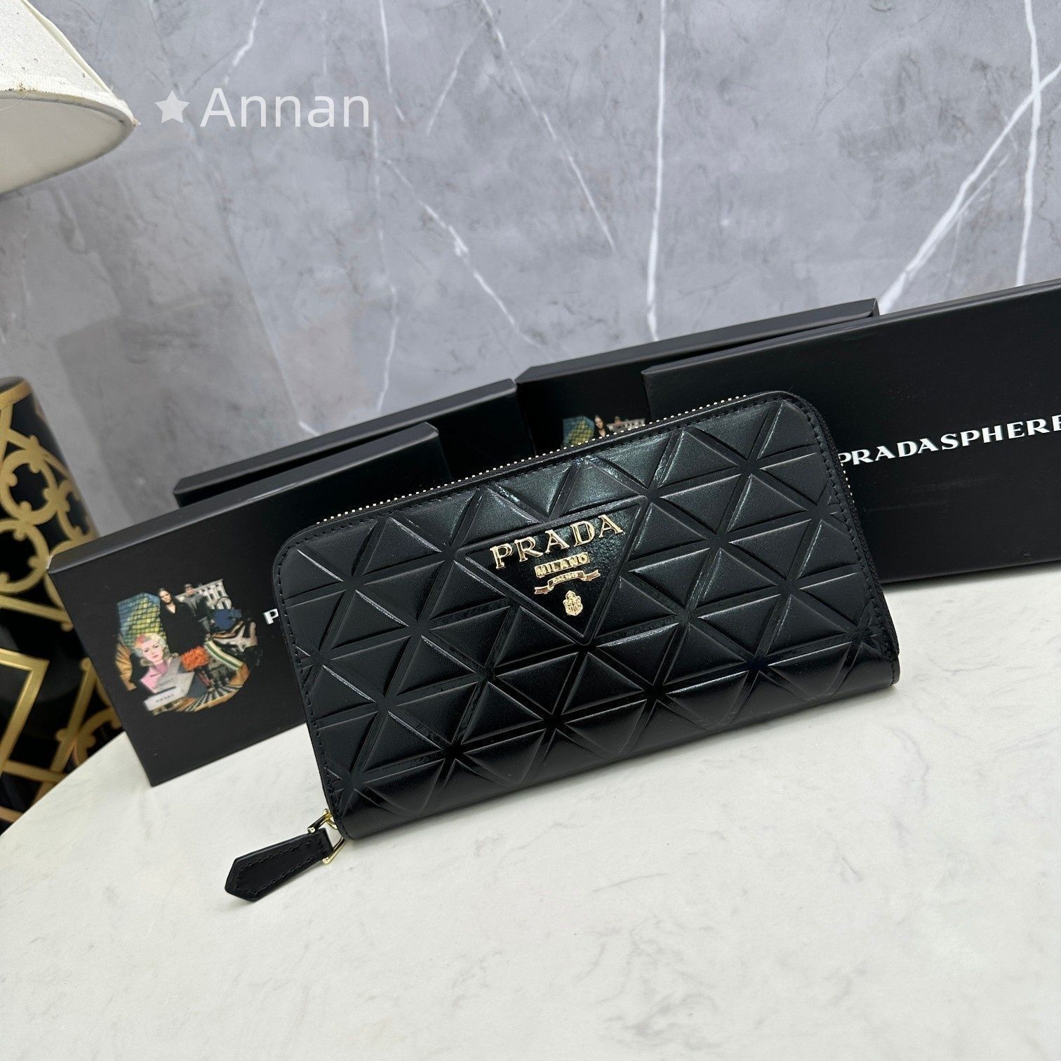 激レア 極美品 PRADA プラダ 長財布 さいふ ウォレット 長財布 小銭入れ