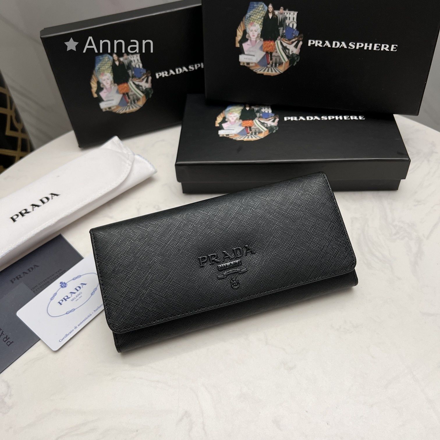 希少 新品 PRADA プラダ 長財布 さいふ ウォレット 長財布 小銭入れ