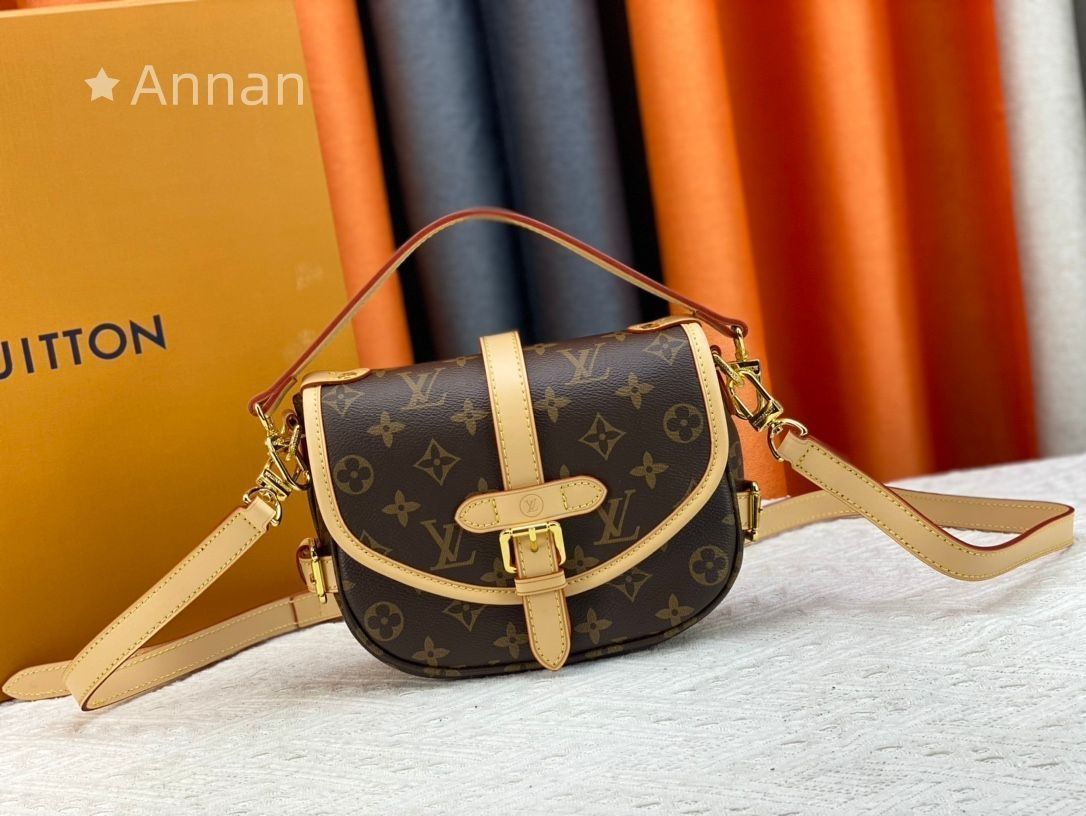 美品 LOUIS VUITTON ルイヴィトン ショルダーバッグ ソミュールBB M46740