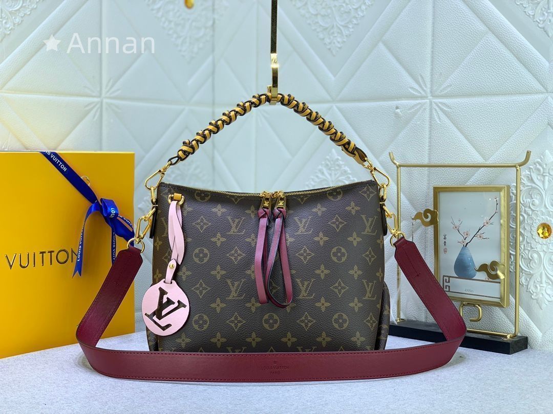 美品 ルイ?ヴィトン?モノグラム LOUIS VUITTON 2Wayバッグ ブラウン ミニジップドホーボー