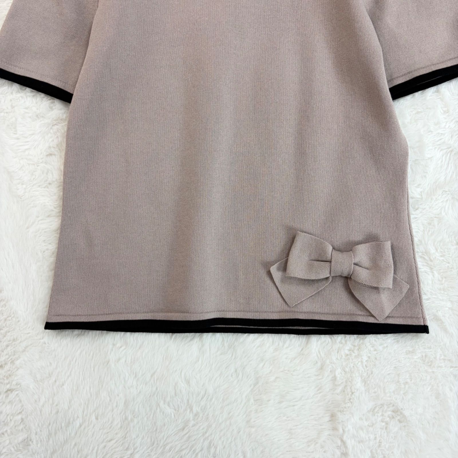 M'S GRACY エムズグレイシー 半袖 カットソー リボン付き レディース
