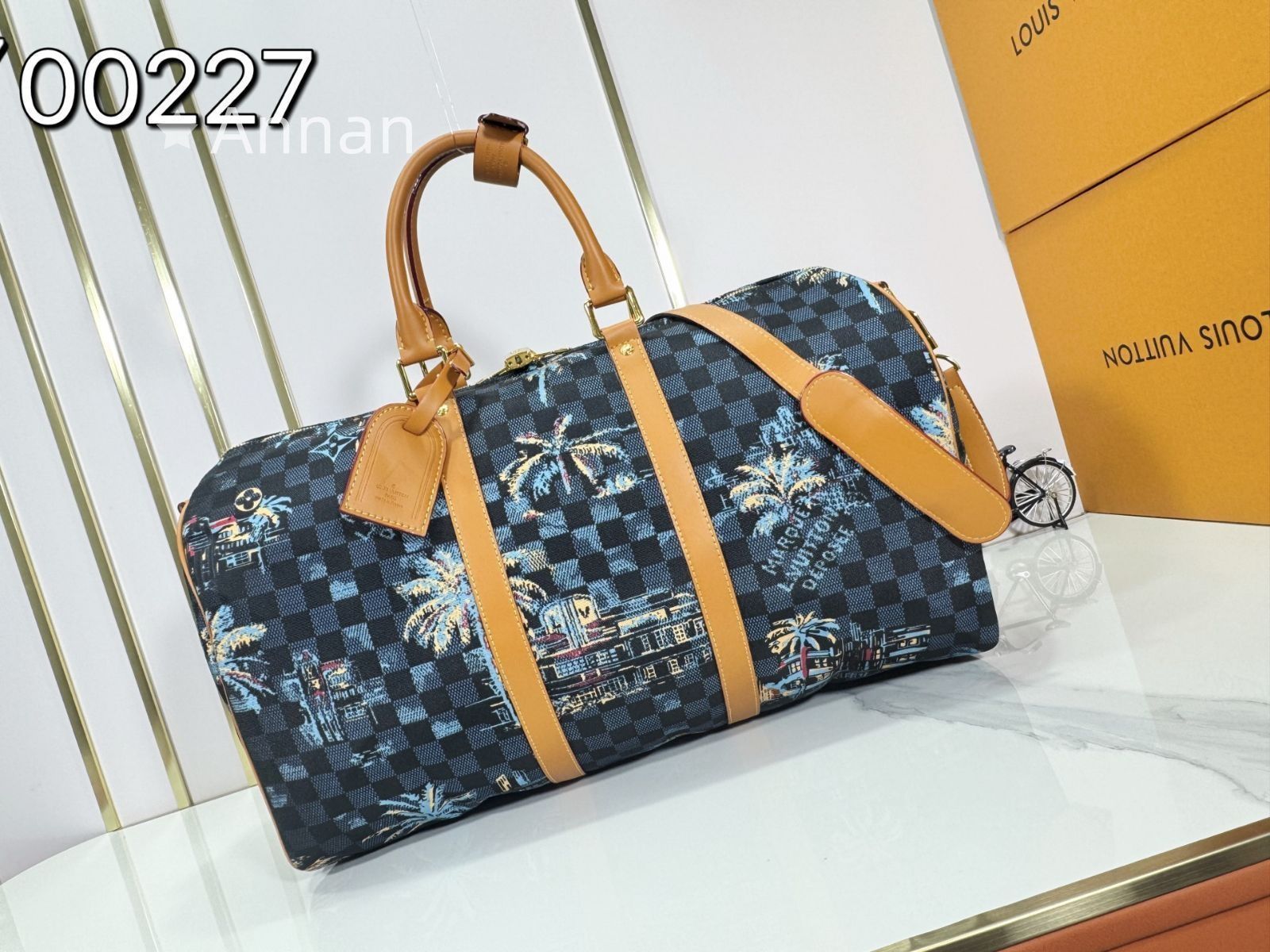 美品 LOUIS VUITTON ルイヴィトン メンズ ボストンバッグ 旅行用バッグ 50cm メンズ