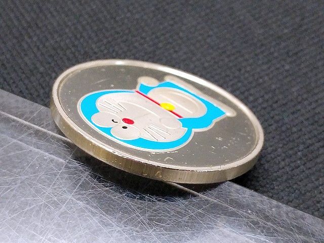 ドラえもん 誕生35周年記念 カラー銀メダル SILVER 925 重さ20g 平成17