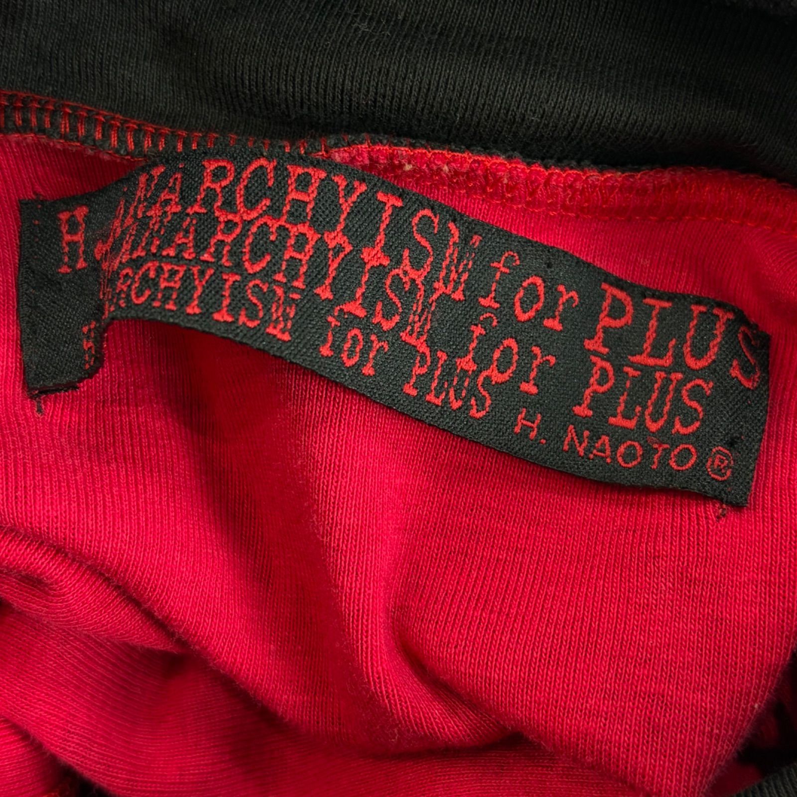 H.NAOTO H.ANARCHYISM FOR PLUS エイチナオト 半袖 カットソー