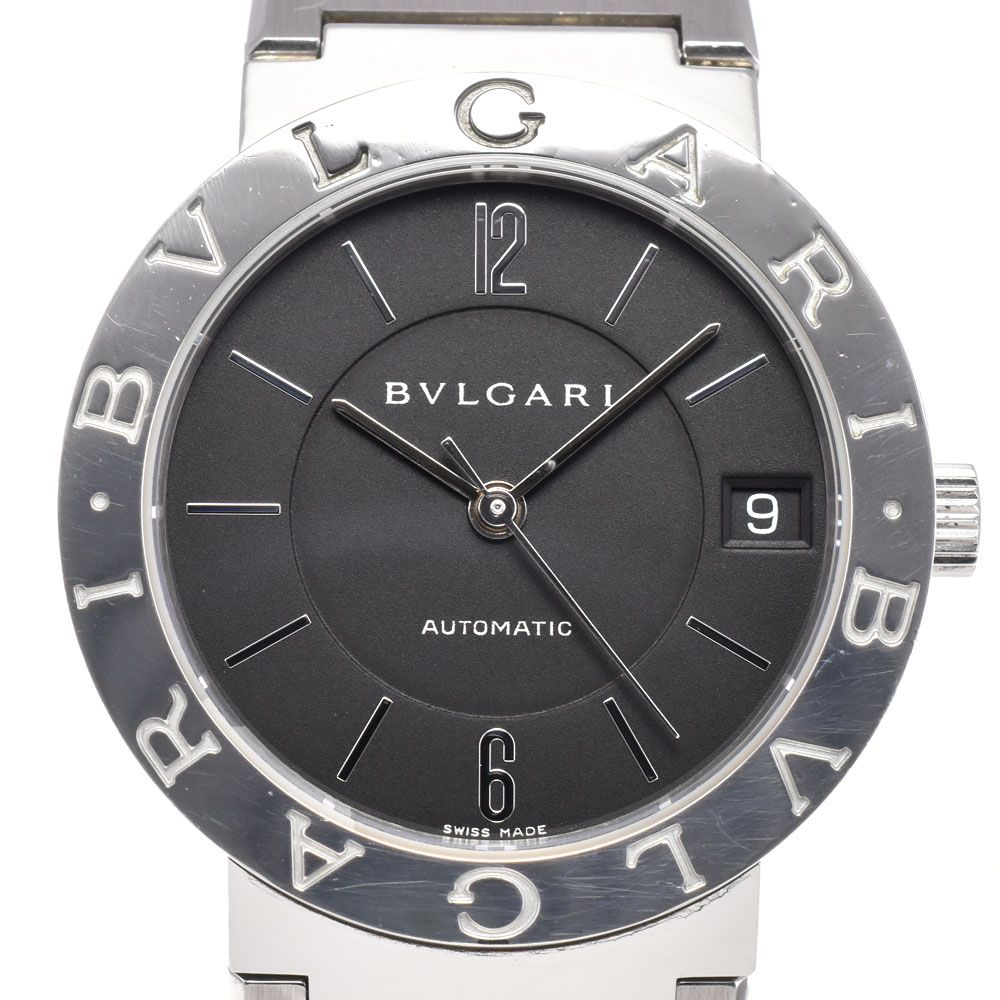 ブルガリ BVLGARI BB33SSAUTO ブルガリ・ブルガリ ブラック 自動巻き メンズ 良品 腕時計 G#146818